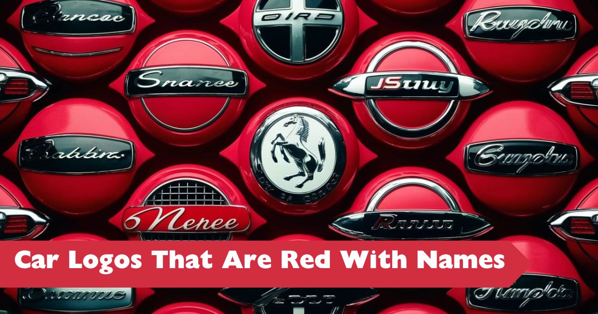 Car Logos That Are Red With Names