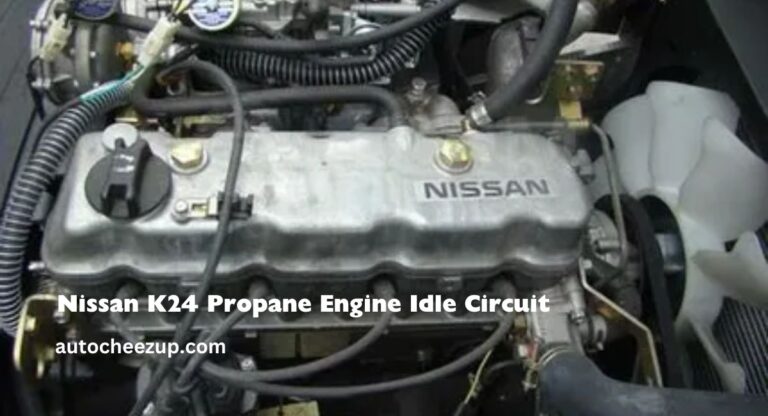 Nissan K24 Propane Engine Idle Circuit